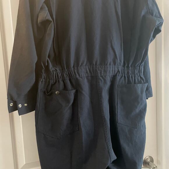 Topps Safety FR Nomex IIIA Flame Resistance Coveralls Navy Blue USA C007 5605 - Picture 3 of 10